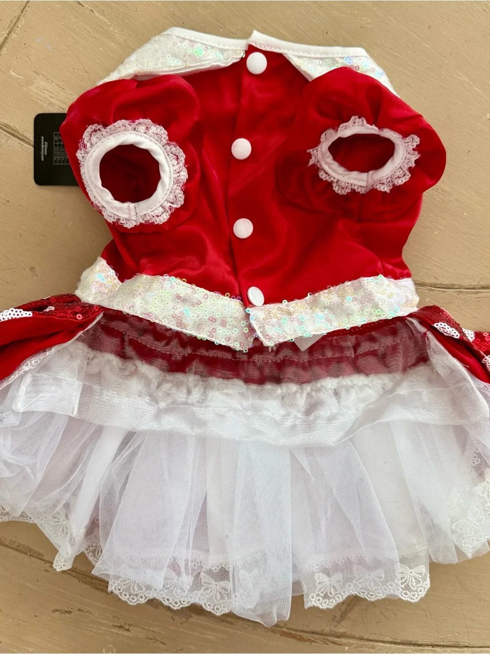 Disney Minnie Mouse Dog Costume with Bow Headband